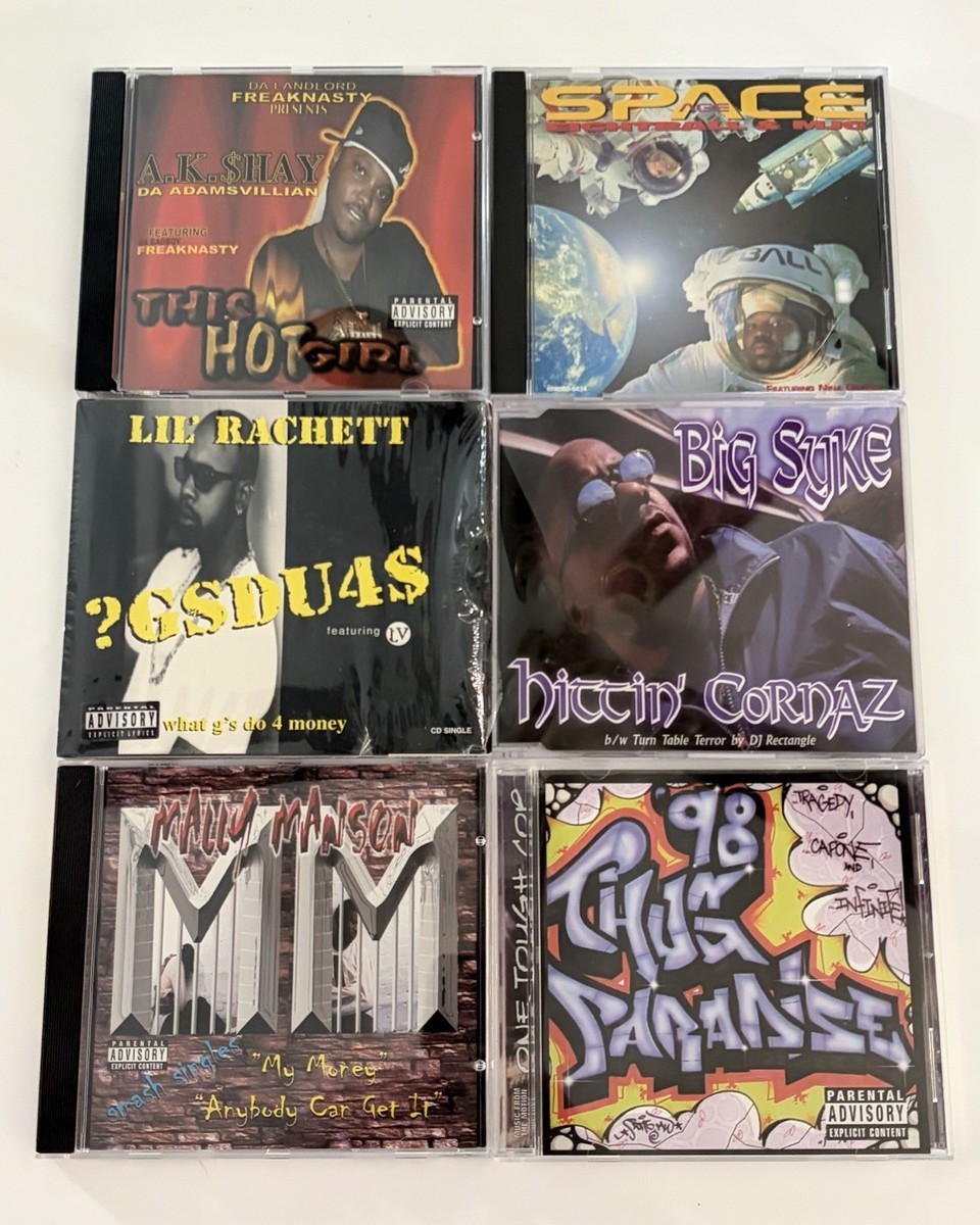 G-Funk/Gangsta Rap CD Lot A.K. $hay, 8-Ball & MJG, Lil' Rachett