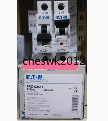 1 PCS NEW EATON MOELLER Micro break FAZ-C25/1 25A1P with UL certification