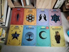 In Focus Spiritual Guides Lot of 8 Auras Tarot Reiki Chakras Crystals