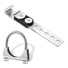 2 Pcs Swivel Style Exhaust Hangers Heavy Duty Muffler Hanger Universal 3 Inch