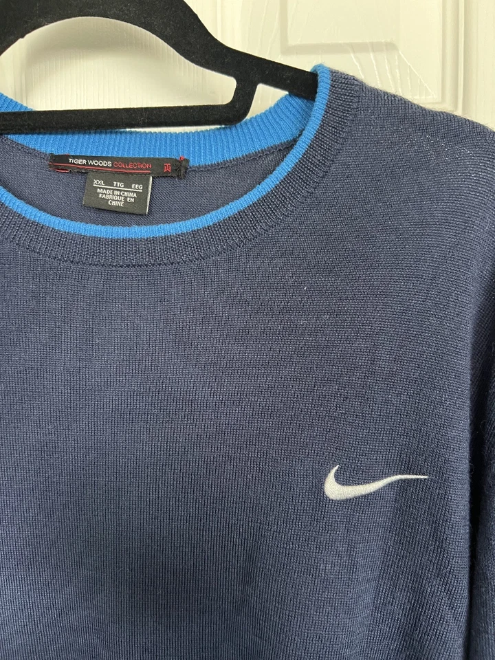 Nike Tiger Woods Collection Knit Golf Sweater size XXL 2XL - Image 4 of 4
