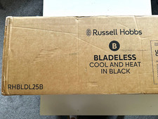Russell Hobbs Bladeless Cool and Heat Fan, Black RHBLDL25B