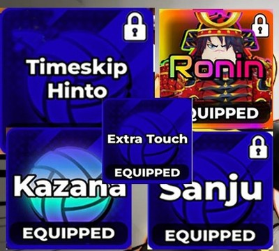 VolleyBall Legends - TIME SKIP HINTO+KAZANA+RONIN+SANJU- Ability MAGPULL - Lv.15
