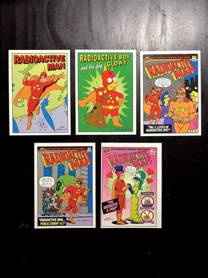 1993 SkyBox The Simpsons Radioactive Man - Complete your Set