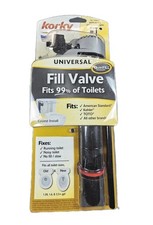 New Korky Universal Toilet Fill Valve QuietFILL Platinum 528MP High Performance