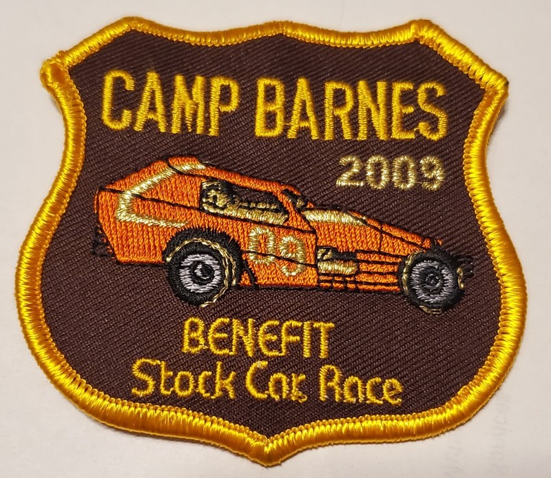 CAMP BARNES RACE DELAWARE INTERNATIONAL US13  SPEEDWAY PATCH DIRT MODIFIED RARE