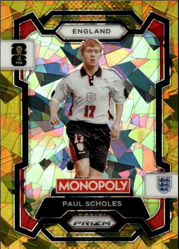 Paul Scholes 2026 Monopoly FIFA World Cup Prizm ORANGE GOLD