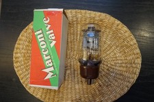 Boxed NOS Marconi KT66 Valve Clear Glass ZD - 1968 (D9)