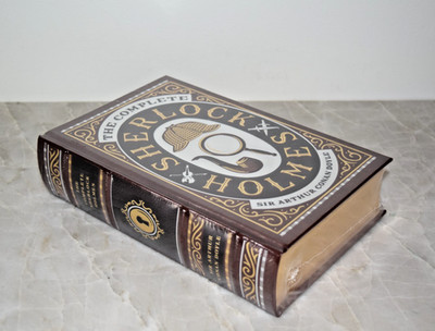 New Complete Sherlock Holmes A.C. Doyle Sealed Leather Collectible Hardcover