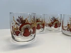 Vtg Anchor Hocking Mushroom Drinking Glasses Short 8oz - Set Of 4 juice 1960s