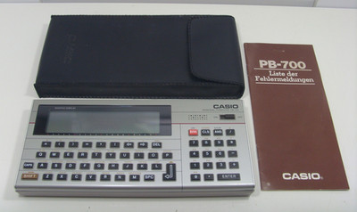 Casio PB-700 Pocket-Computer Rechner programmierbar 1983 Vintage Retro Rarität