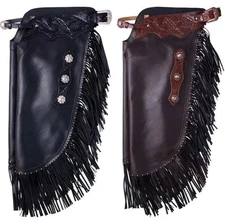 Western Softy Leather Chinks / Chaps Soft Quality Bull Trail Riding.