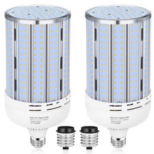 2 Pack 200W Corn LED Light Bulb Fanless,29,500LM 3000K/Warm White 2000 Watt E...