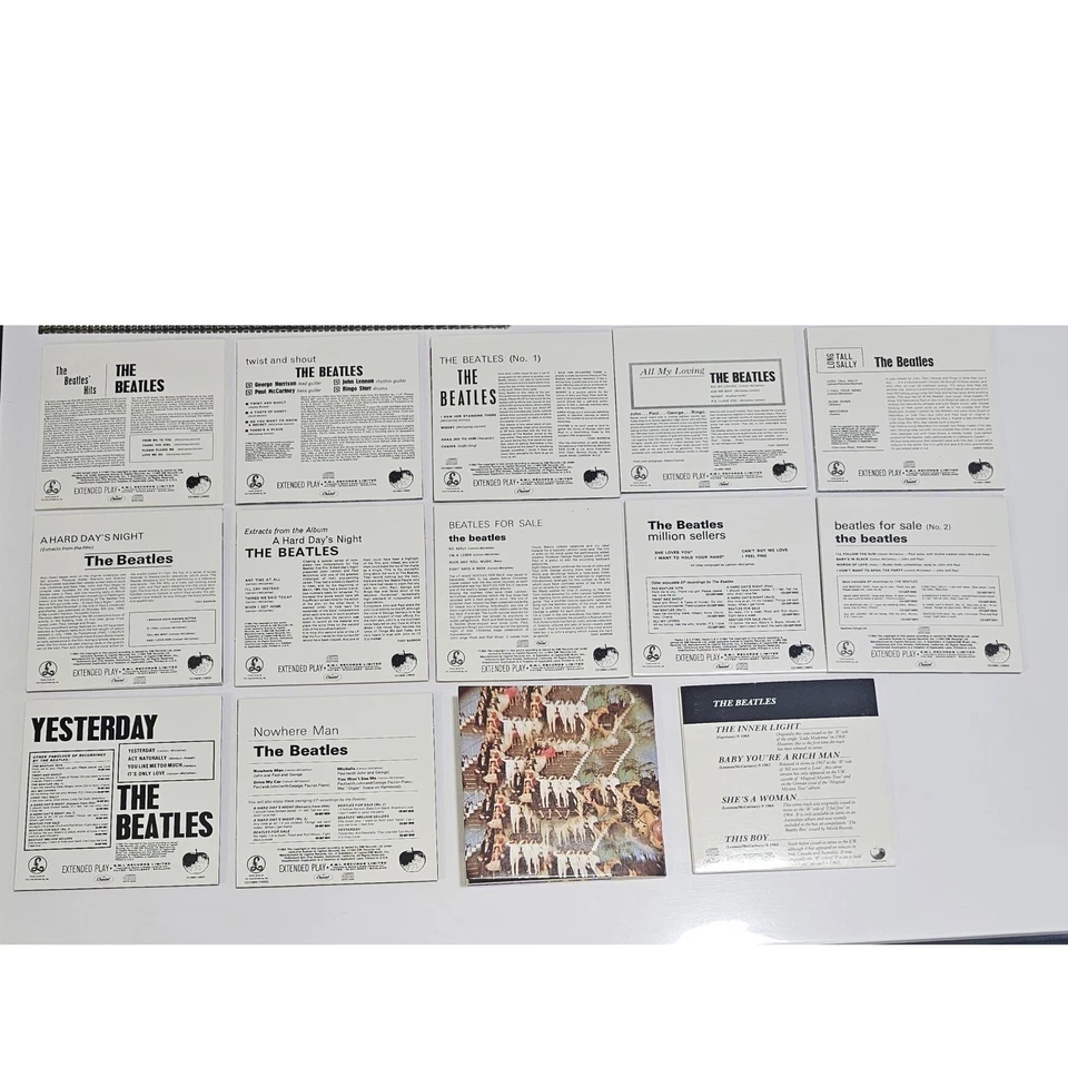 RARE EMI! The Beatles EP Collection 1992 Box Set 14/15 CDs MONO w/ MMT Book EUC Foto 4 de 4