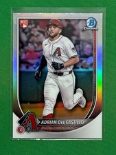 2025 Bowman Baseball Bowman Chrome Red Rookie Logo #4 Adrian Del Castillo RC
