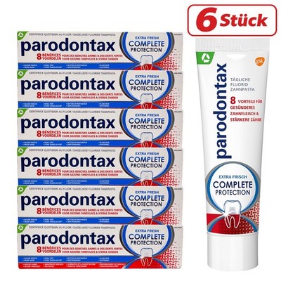 Parodontax Complete Protection Zahnpasta Zahnfleischschutz Pflege 6x75ml