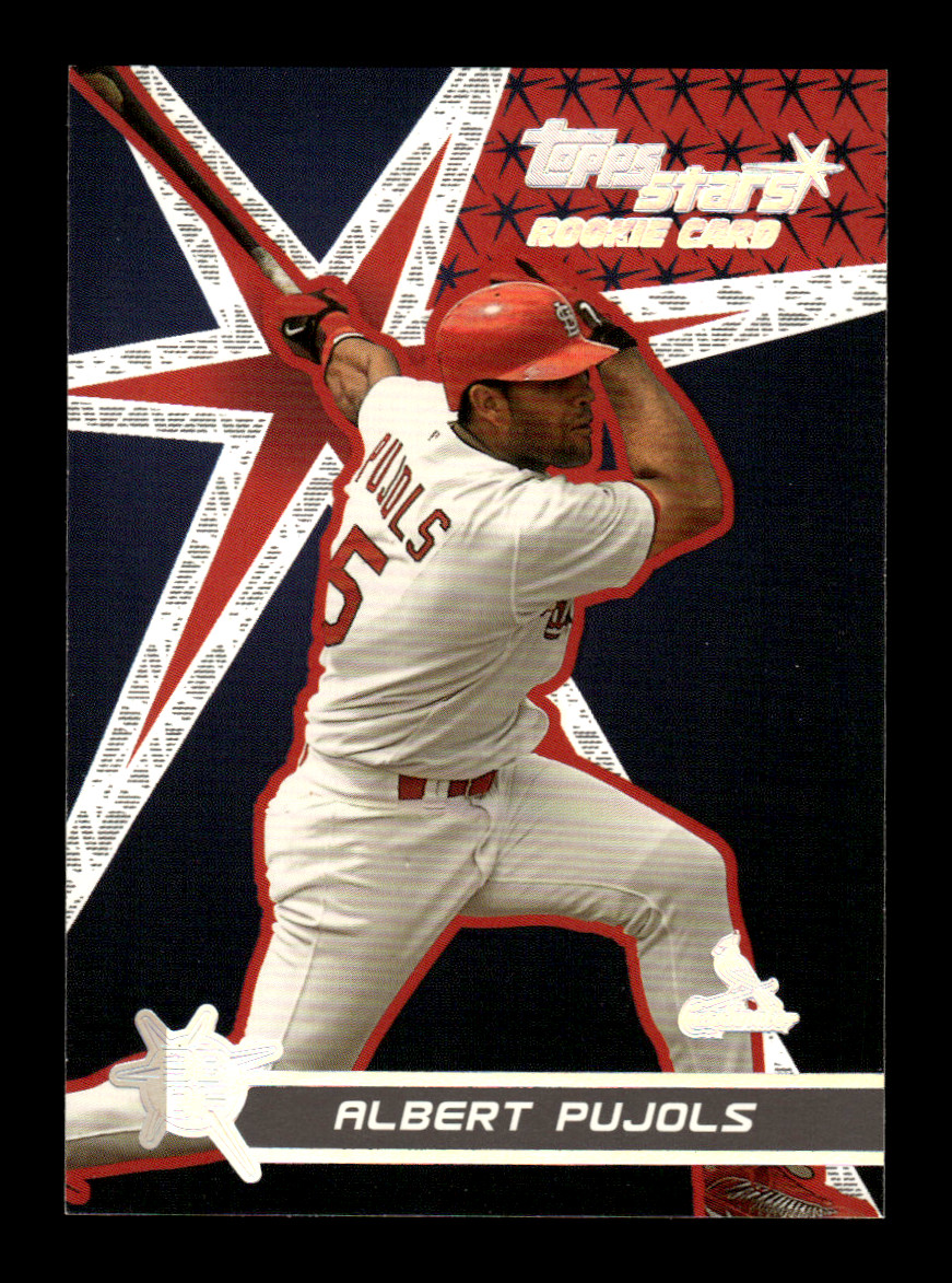2001 Topps Stars Albert Pujols #198 Rookie Card