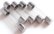 LOT OF 5 AGC-6 BUSS BUSSMANN FUSES AGC6 32V FAST BLOW