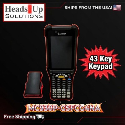 Zebra MC9300 MC930P-GSFCG4NA Mobile 43 Key Keypad Barcode Scanner w/Battery