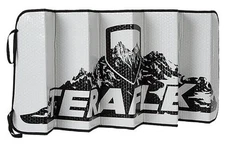 JL | JT:  Windshield Sunshade w/out ADAS, Black, Silver 