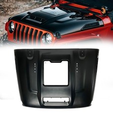 Steel Vented Hood Scoop Heat Extract For 2018-2026 Jeep Wrangler Jlgladiator Jt Steel Vented Hood Scoop Heat Extract For 2018-2026 Jeep Wrangler Jlgladiator Jt