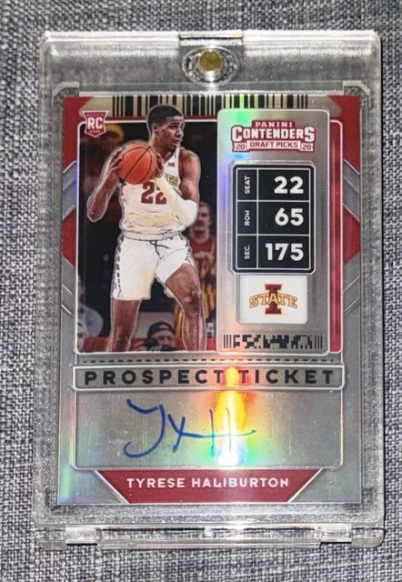 Tyrese Haliburton 2020 Panini Contenders Rookie Ticket Autographs