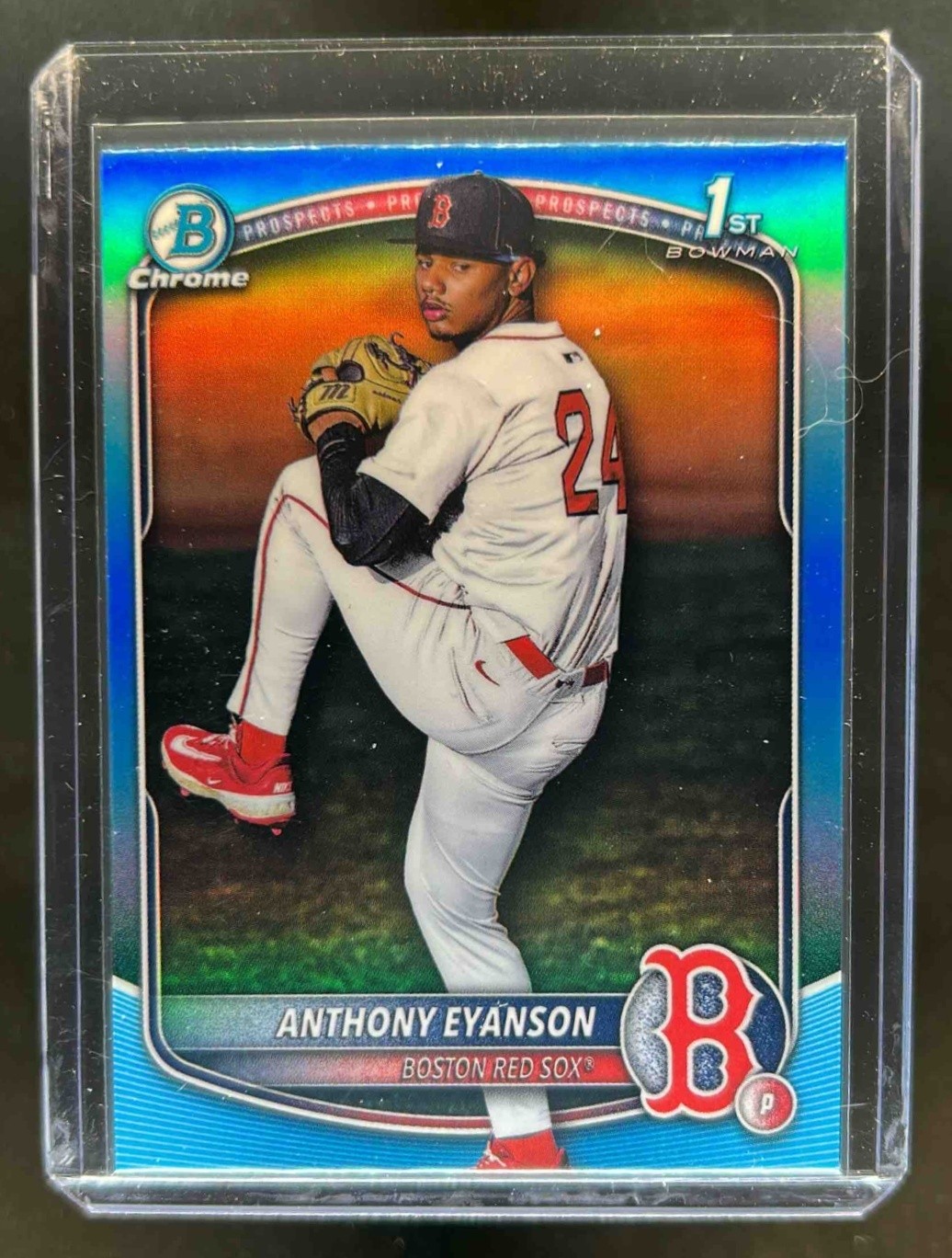 2025 Bowman Draft Anthony Eyanson Chrome Sky Blue Refractor 1st Prospect BDC-116