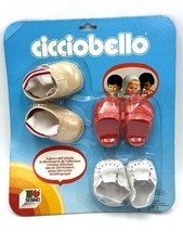 VINTAGE SEBINO CICCIOBELLO SET SCARPE SCARPINE RARISSIMO ANNI 70 # NIB DM