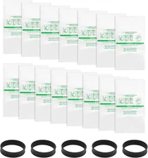 20 Pack HEPA Bags + Belts for Kirby 204811 204808 205811 Fits Sentria Models