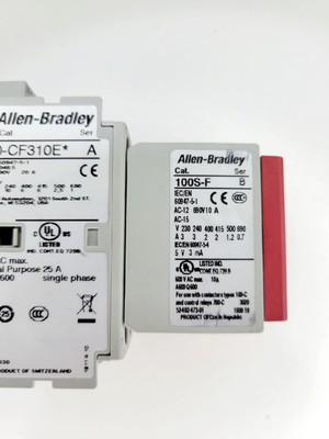 Allen Bradley 700-CF310E Control Relay Series A 600V 25A w/ 100S-F Guardmaster