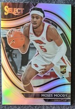 MOSES MOODY 2021-22 Chronicles Draft Picks Select Silver Prizms RC #286 Warriors