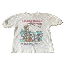 Walt Disney Productions Vintage Kids Mickey Mouse Magazine Tshirt Toddler Size