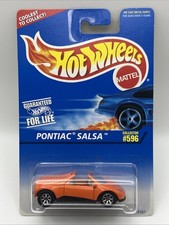 Wheels 1996 Pontiac Salsa Collector #596 Orange Vintage Mattel Sealed