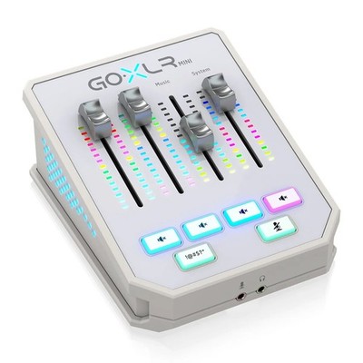 TC Helicon GO XLR Mini Online Broadcast Mixer - White SKU#2100133