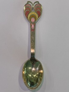 Antón Michelsen Sterling Silver Christmas Spoon  1972 - 6.25” - Denmark