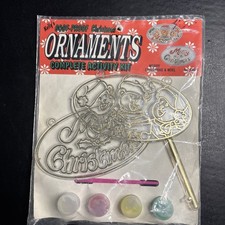 Vintage Activity Kit Kelly  s Goof Proof Christmas Suncatchers