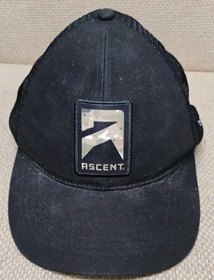 ASCENT-BLACK SNAPBACK MESH HAT BOCO GEAR