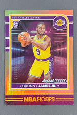 2024-25 Panini Hoops Bronny James Jr. Artist Proof Gold RC /10 #280 Lakers