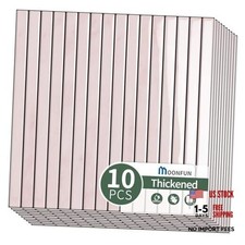 10-Sheet Upgraded Thick Peel and Stick Kitchen Backsplash Tiles,Waterproof Pink