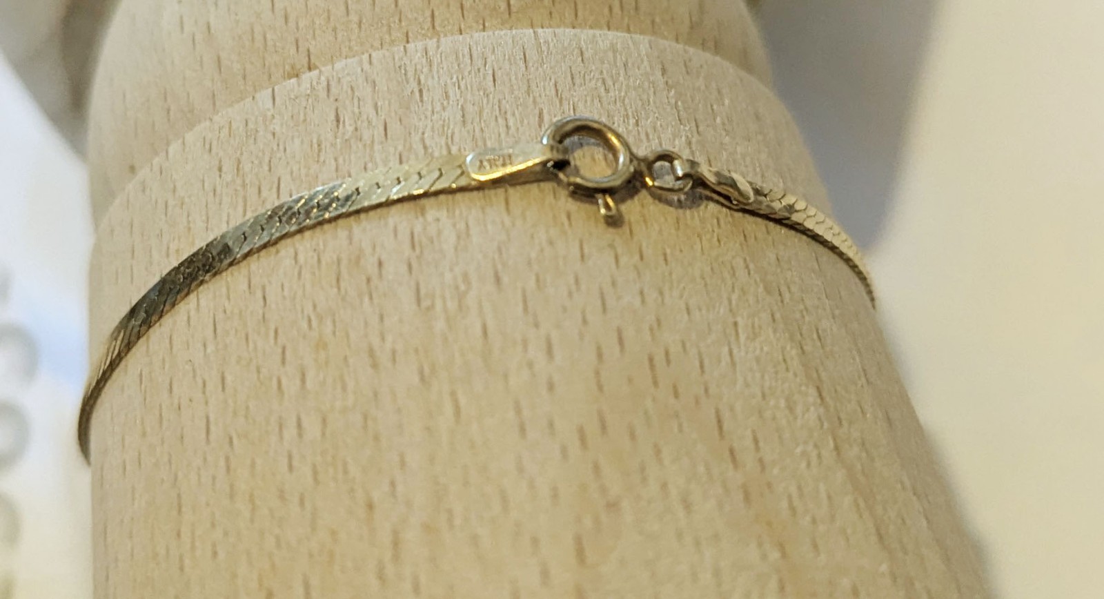 Estate Designer Signed Solid 14kt Yellow Gold 7” … - image 3