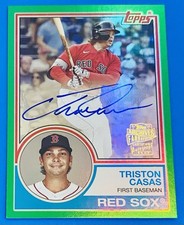 2024 TOPPS ARCHIVES 1983 -FFTC TRISTON CASAS GREEN FOILBOARD 58/99 NRMT-MT