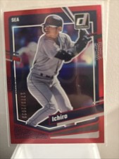 Ichiro Suzuki 2023 Panini Donruss #194 Holo Red #/2023 Seattle Mariners HOF