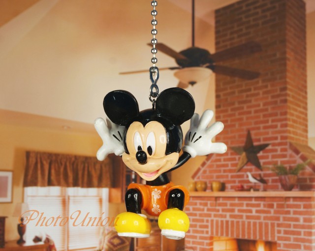 Disney Mickey Mouse Ceiling Fan Pull Light Lamp Chain Decoration A630 A