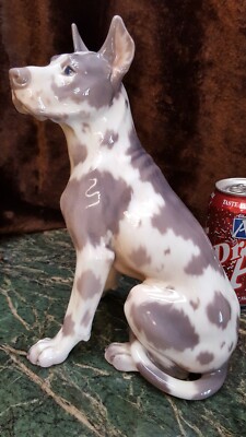 FAB RARE Bing & Grondahl B&G Bull Dog Porcelain Figurine 7+