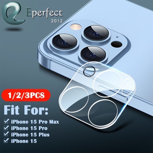 Für iPhone 15 Plus Pro Max Hartglas Kamera Linse Displayschutz HD Folie