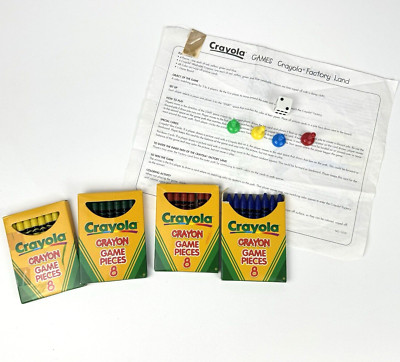 Crayola Games Crayola Opoly Replacement Parts Pieces Plastic Crayons and Pawns