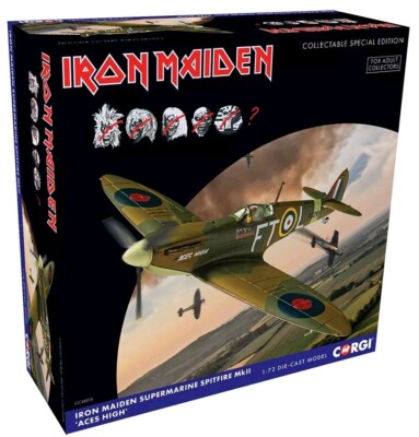 Corgi CC39215 Special Edition 1/72 Spitfire Mk.II - Iron Maiden 'Aces High'