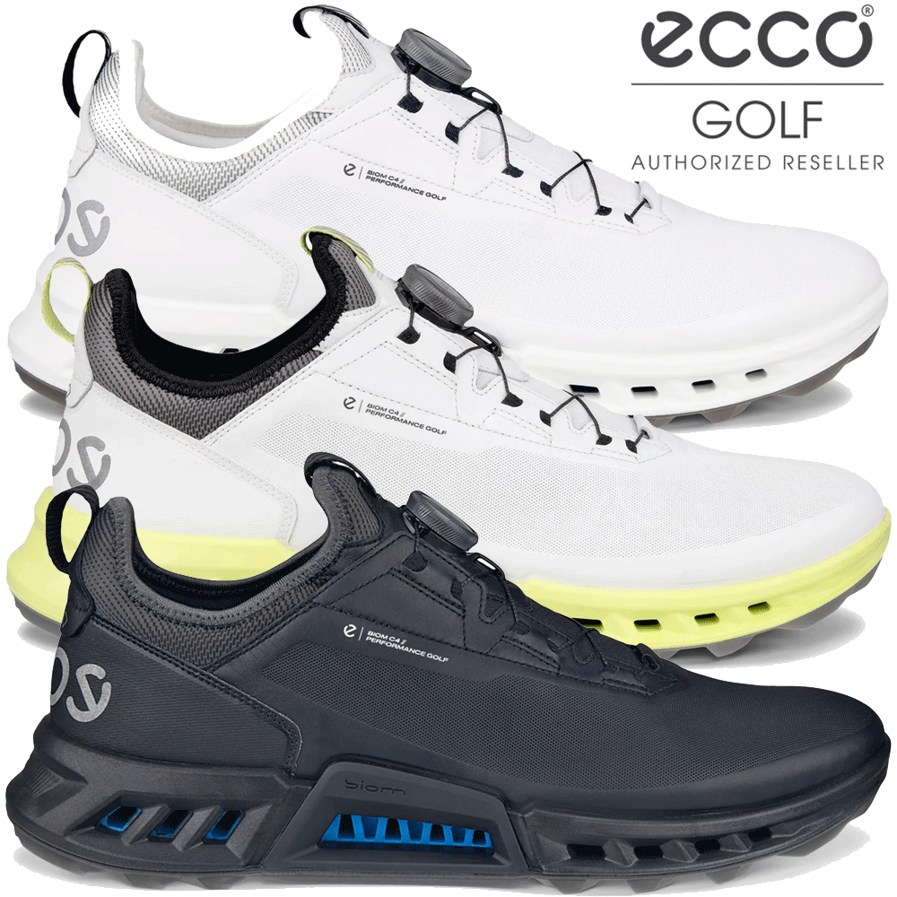 ECCO golf biom c4 boa GoreTex US43 27.5㌢ Men's ECCO® Golf BIOM C4 Leather Gore-Tex Shoe | Grey