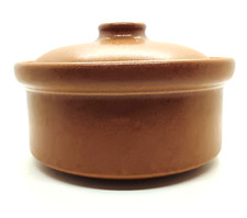 Vintage Simpsons Ovenstone Cookware Tan/Brown Casserole Dish