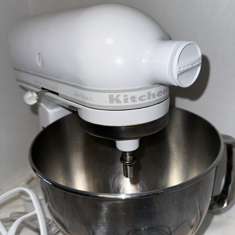 KitchenAid Artisan White Countertop Mixer KSM150PSWW Works eBay